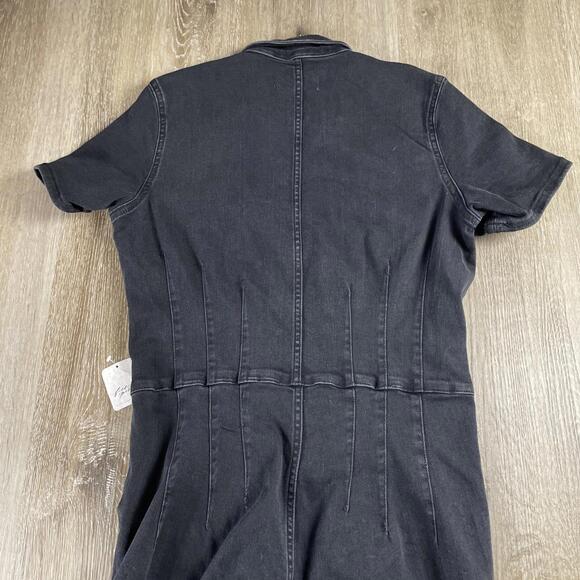 Free People Coverall Jumpsuit Women’s XL Black Mamba - Picture 14 of 14
